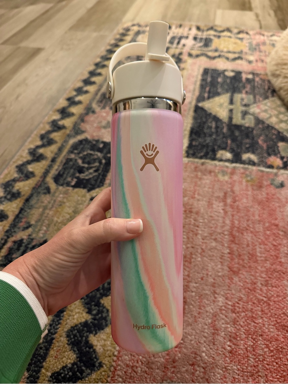 Hydro Flask Pastel Marble Insulated Bottle - Pink, Mint, Cream